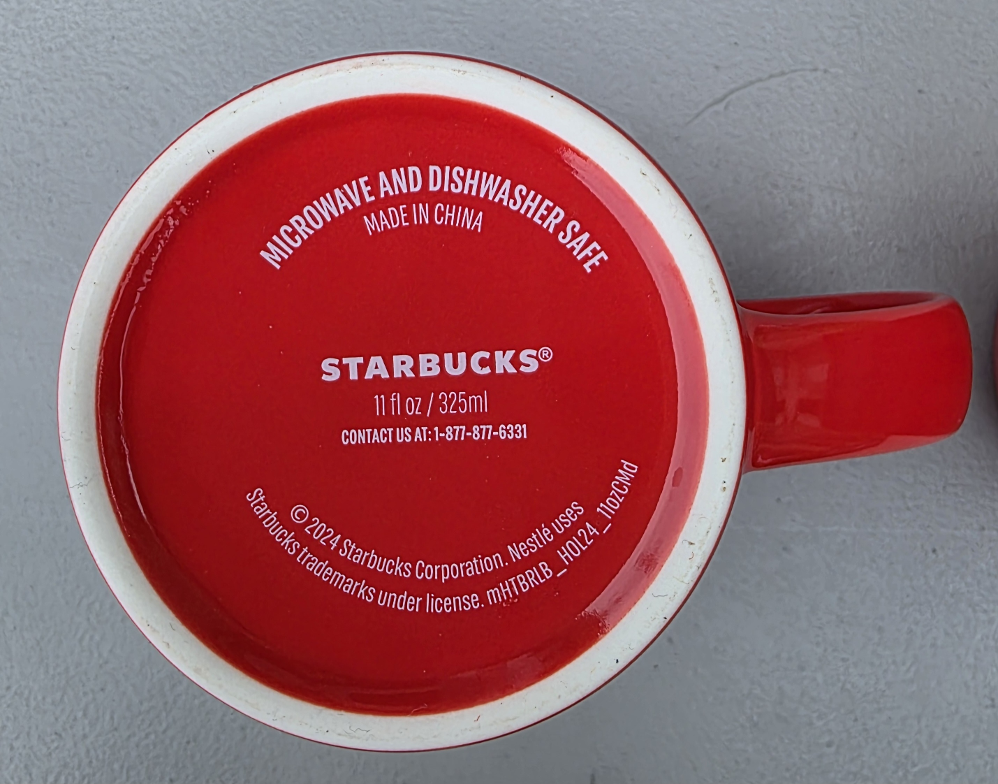 Starbucks Red Swirl Mugs - Set of 2 - photo 3