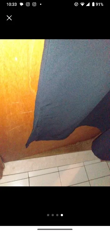 new size large black with embroidery dress abaya image indicator(4)