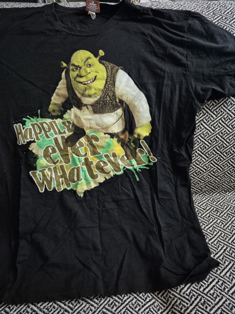 Shrek 'Happily Ever Whatever' Black T-Shirt