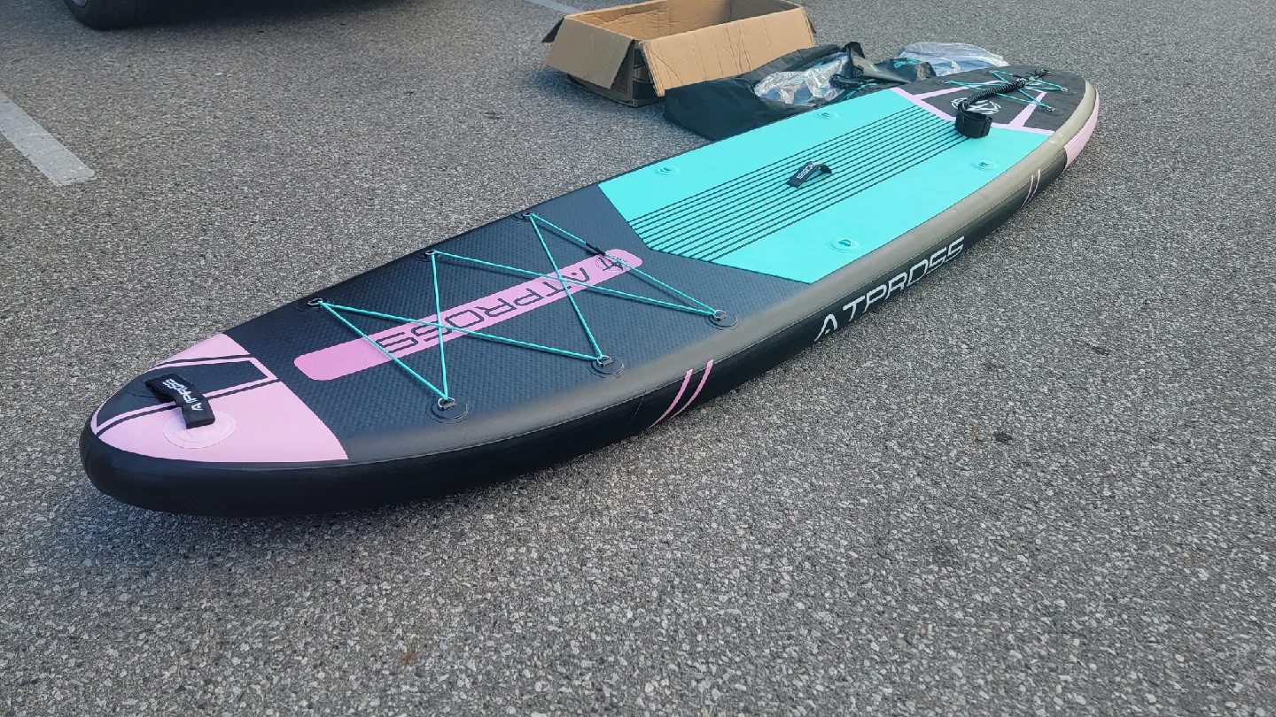 ATPROSS 11'6"x35" Inflatable Paddle Board – Extra Wide 450lbs image indicator(6)