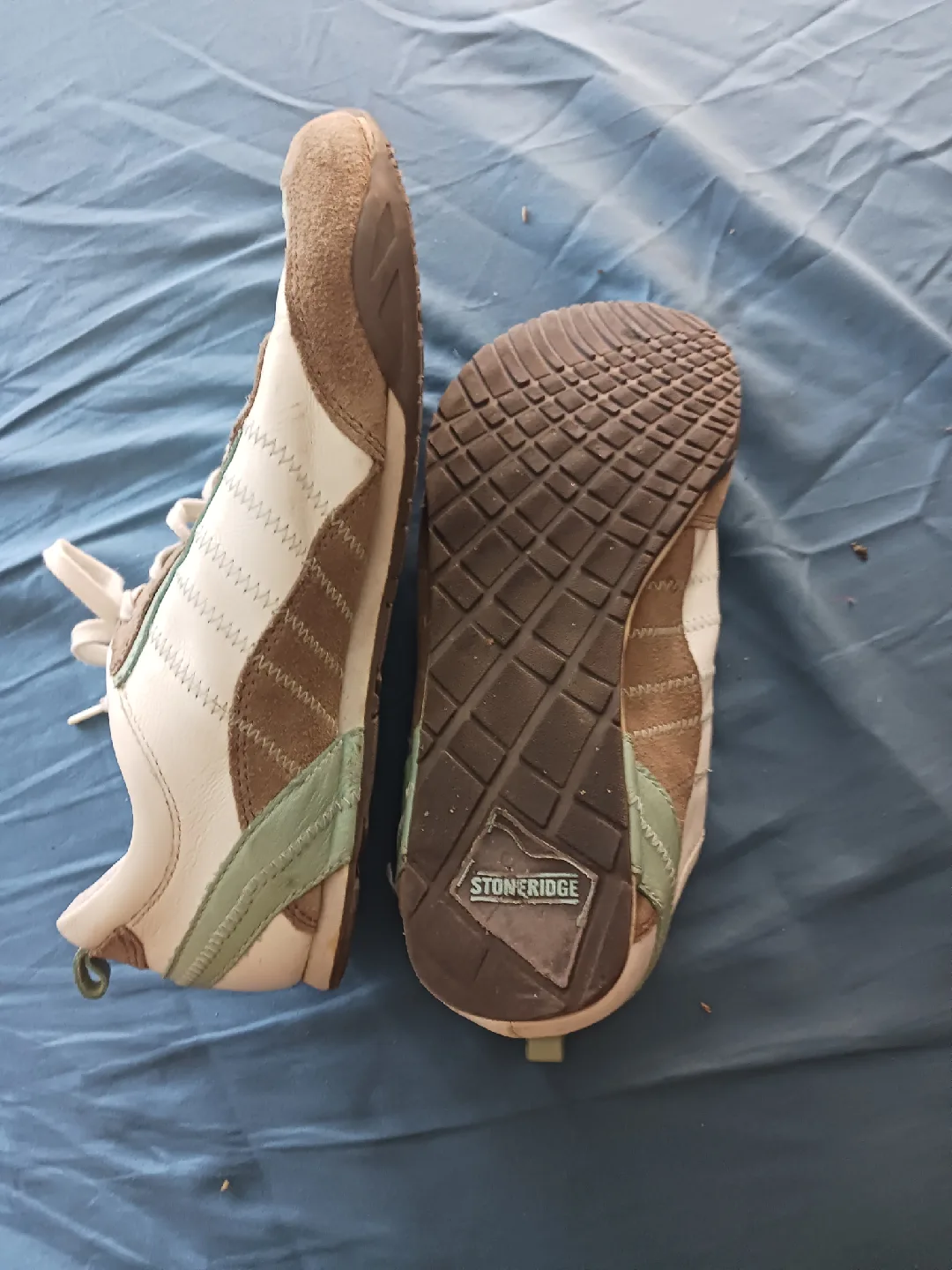 STONERIDGE White & Brown Sneakers image indicator(2)