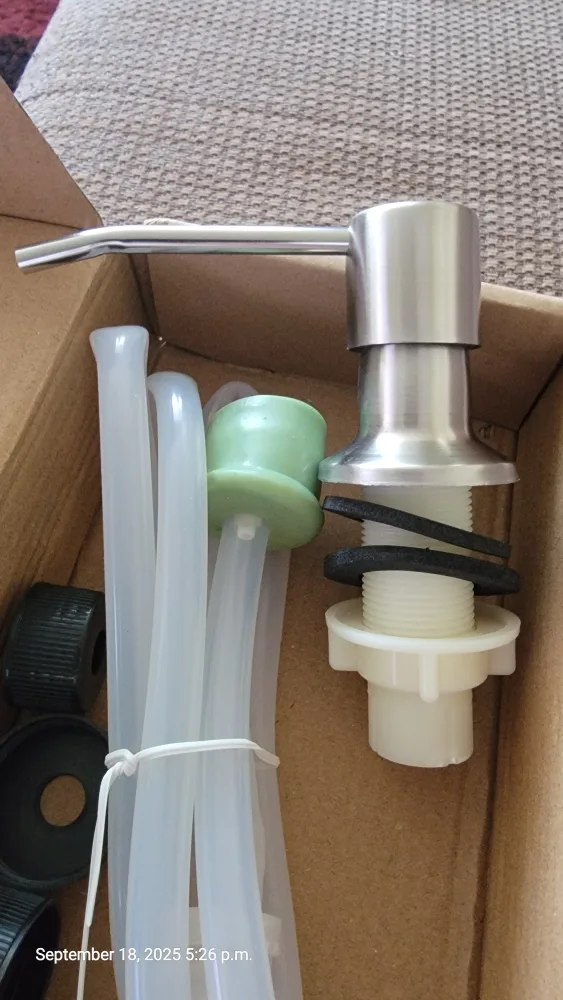 Stainless Steel Kitchen Sink Soap Dispenser thumbnail