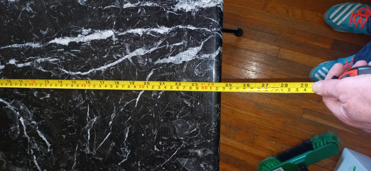 Marble Top Table - Black image indicator(2)