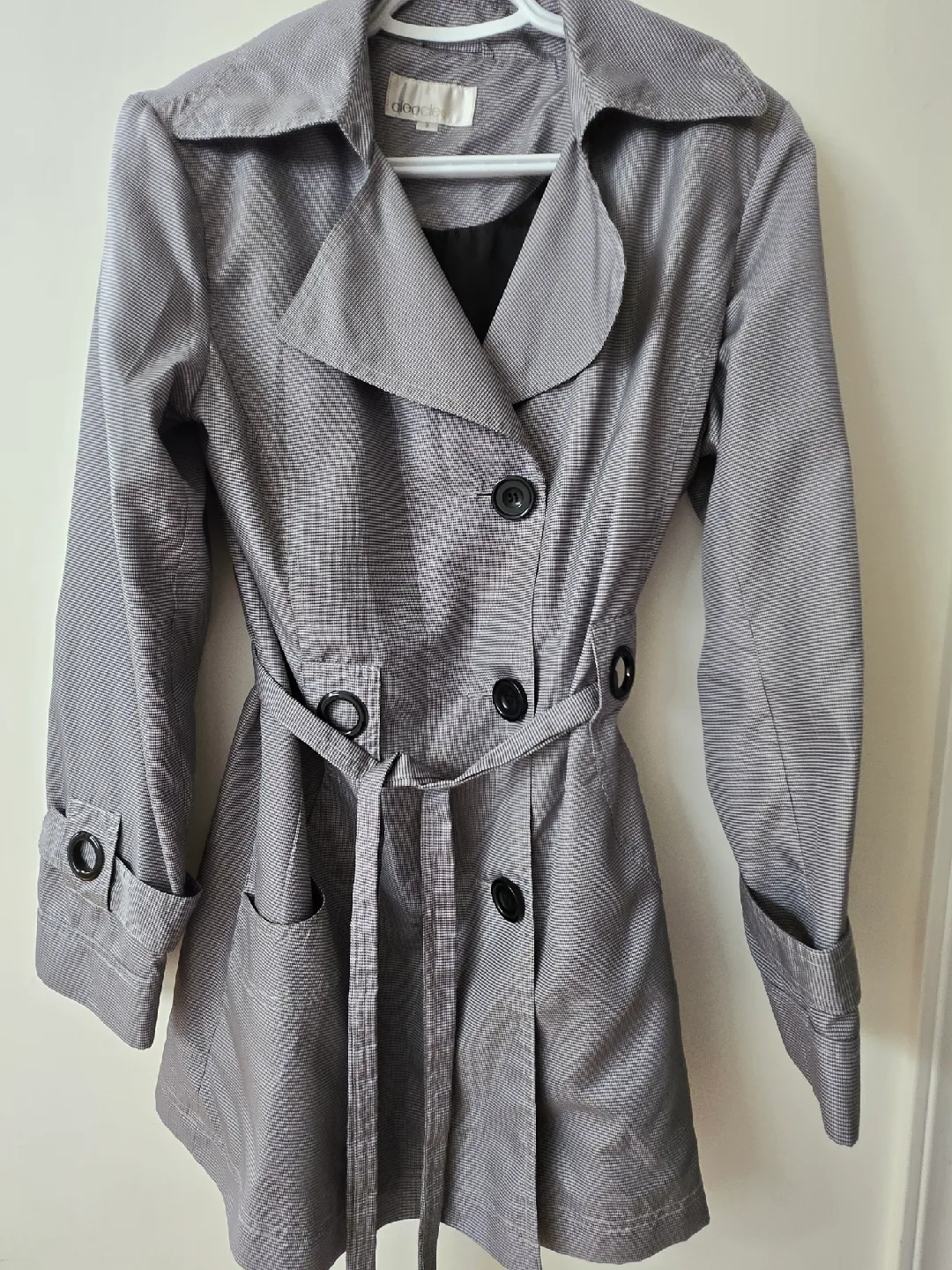 Cleo Trench Coat - Size 8 - Like Small thumbnail