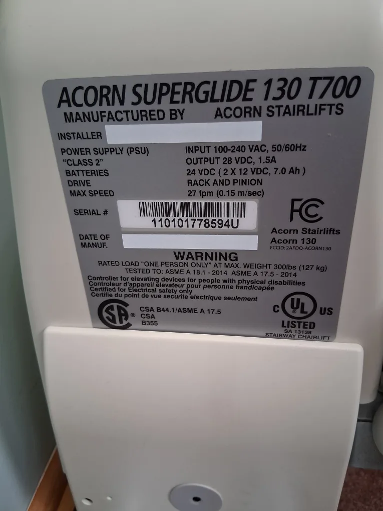Acorn Stairlift image indicator(6)