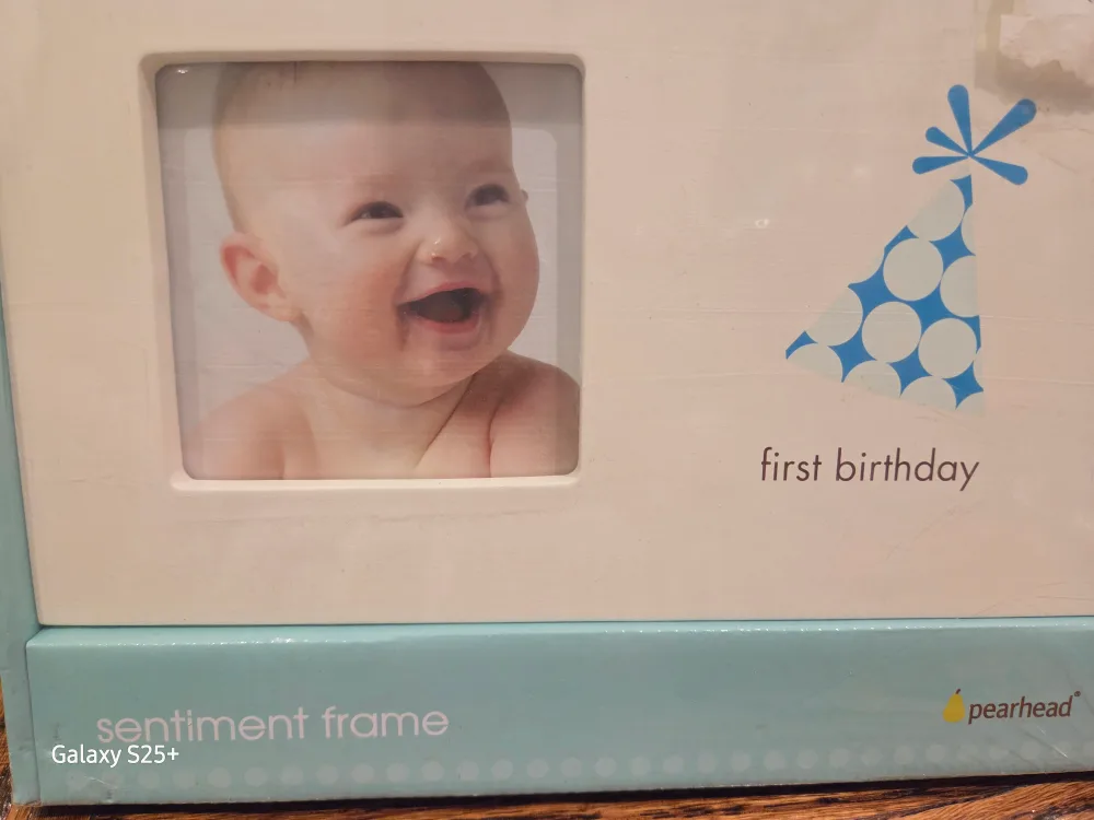 Pearhead Sentiment Frame - First Birthday thumbnail