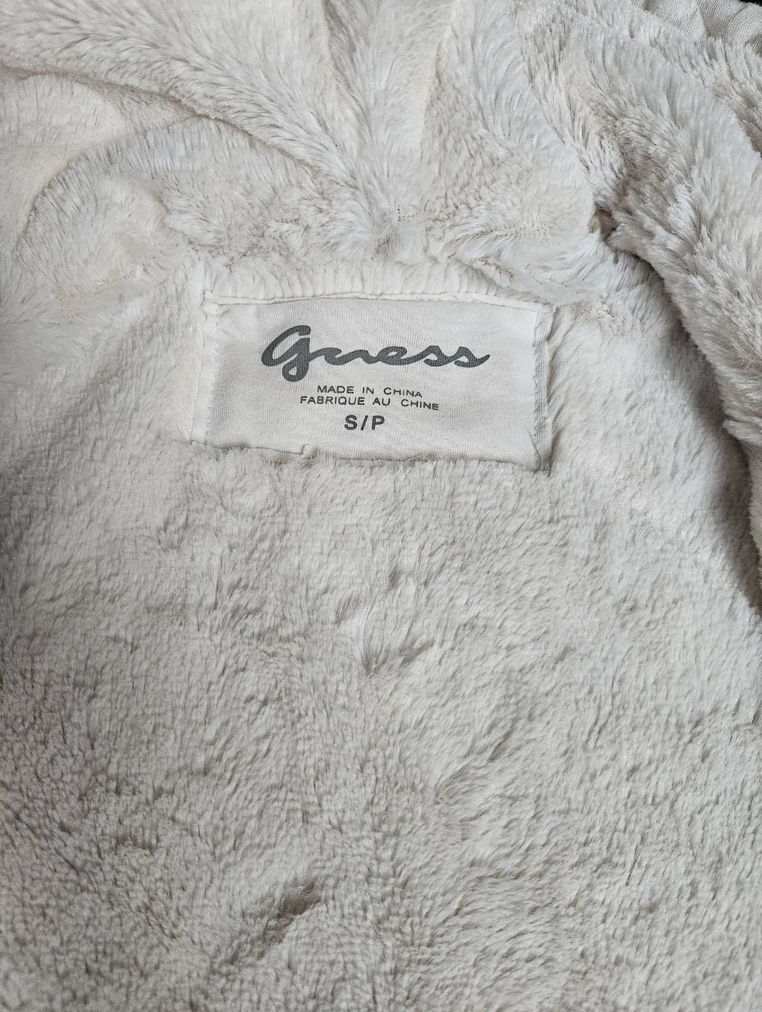 Guess Quilted Zip-Up Hoodie - Size S image indicator(5)