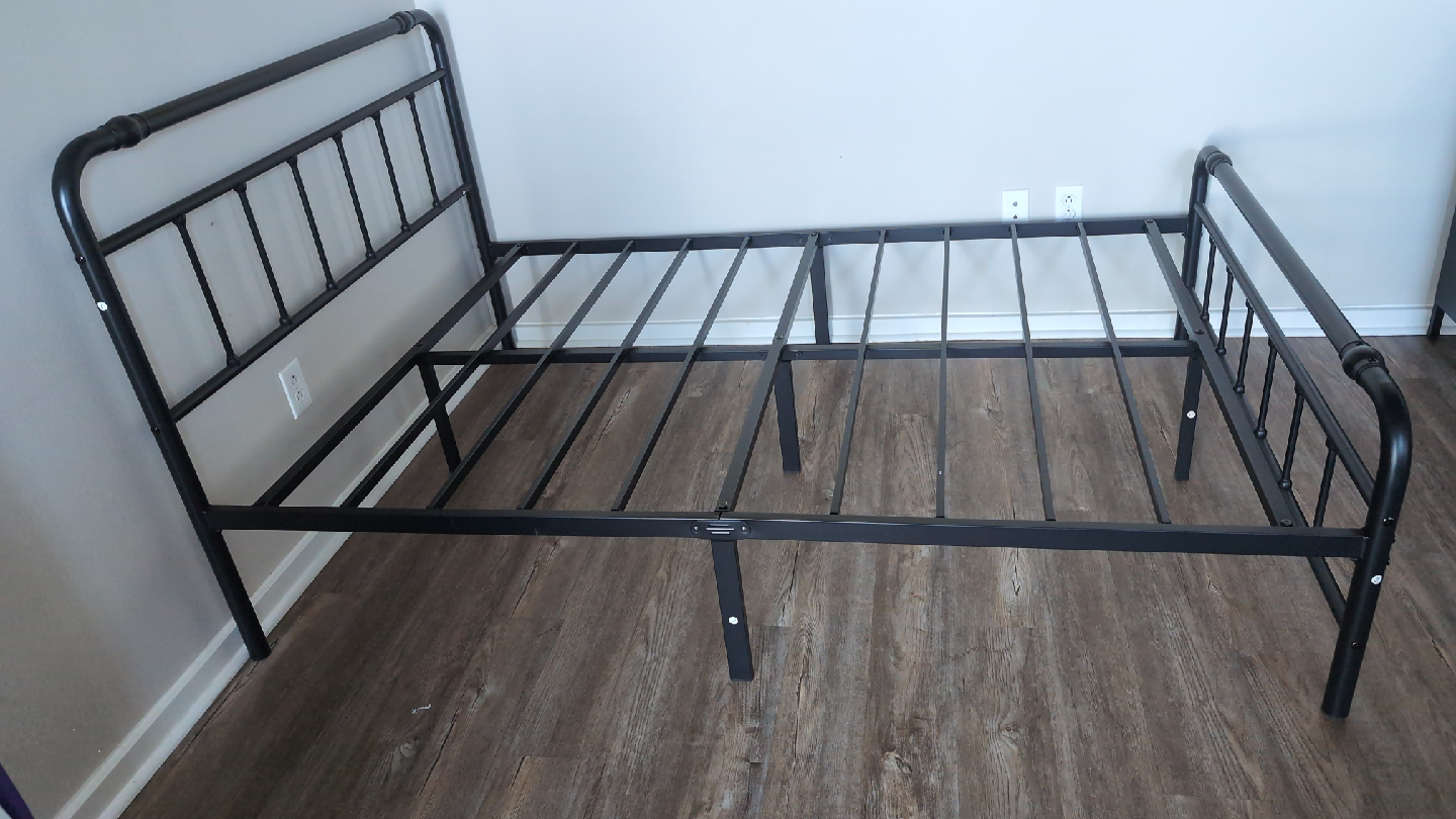 Black Metal Bed Frame Full Size
