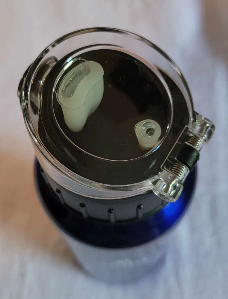 Blue and White Able Translations Water Bottle image indicator(4)