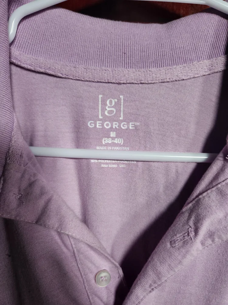 George Purple Polo Shirt Size M (38-40) image indicator(7)