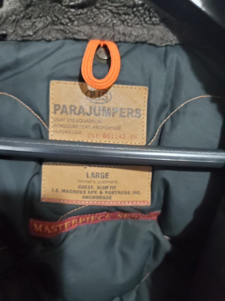 Parajumpers Masterpiece Series Black Jacket (Large)
