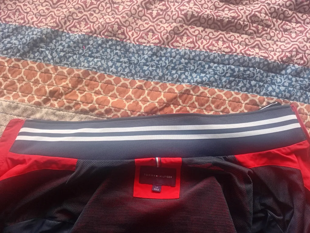 Tommy Hilfiger Red Hooded Jacket image indicator(2)