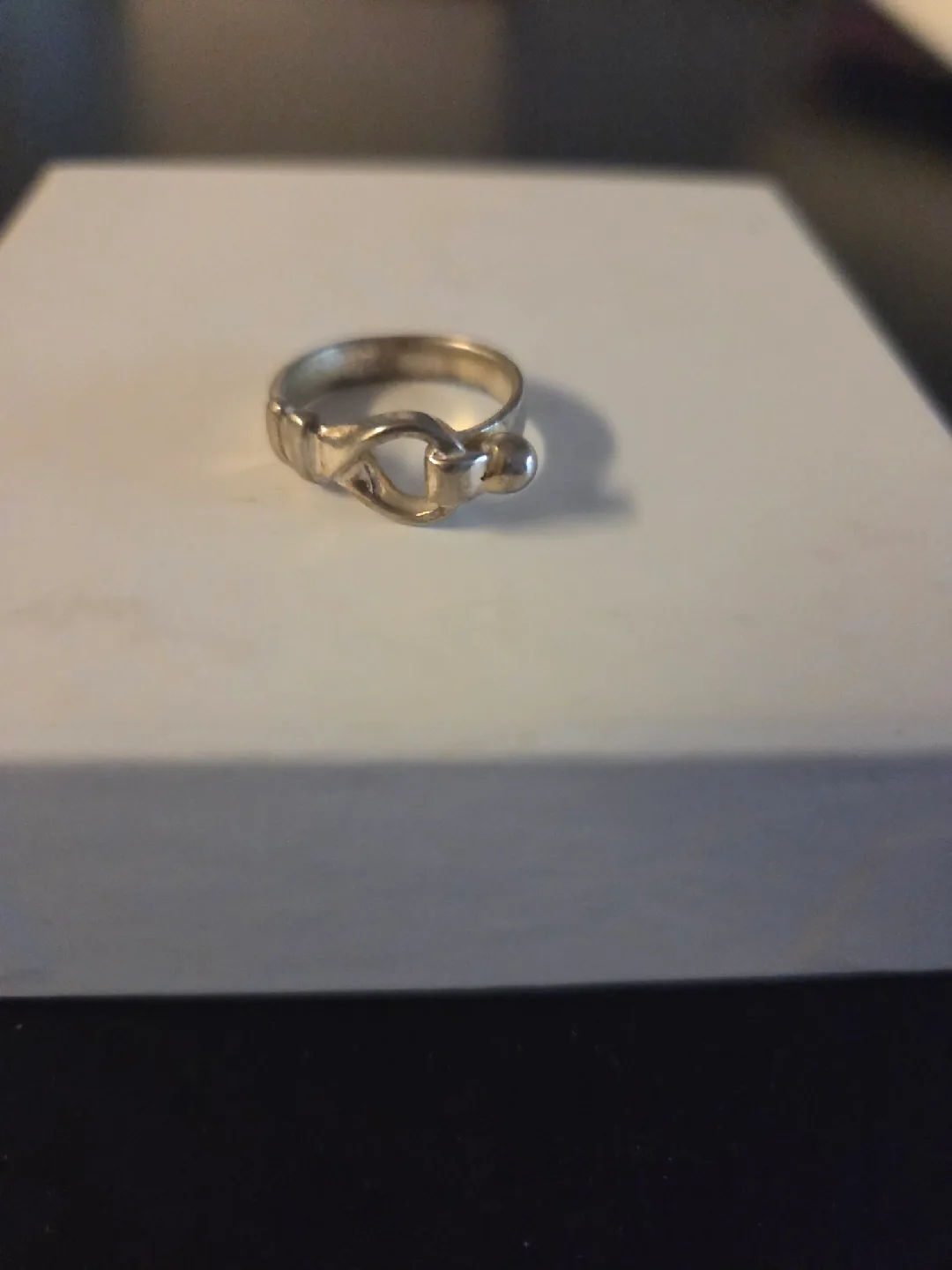 Silver Hook Ring size 7