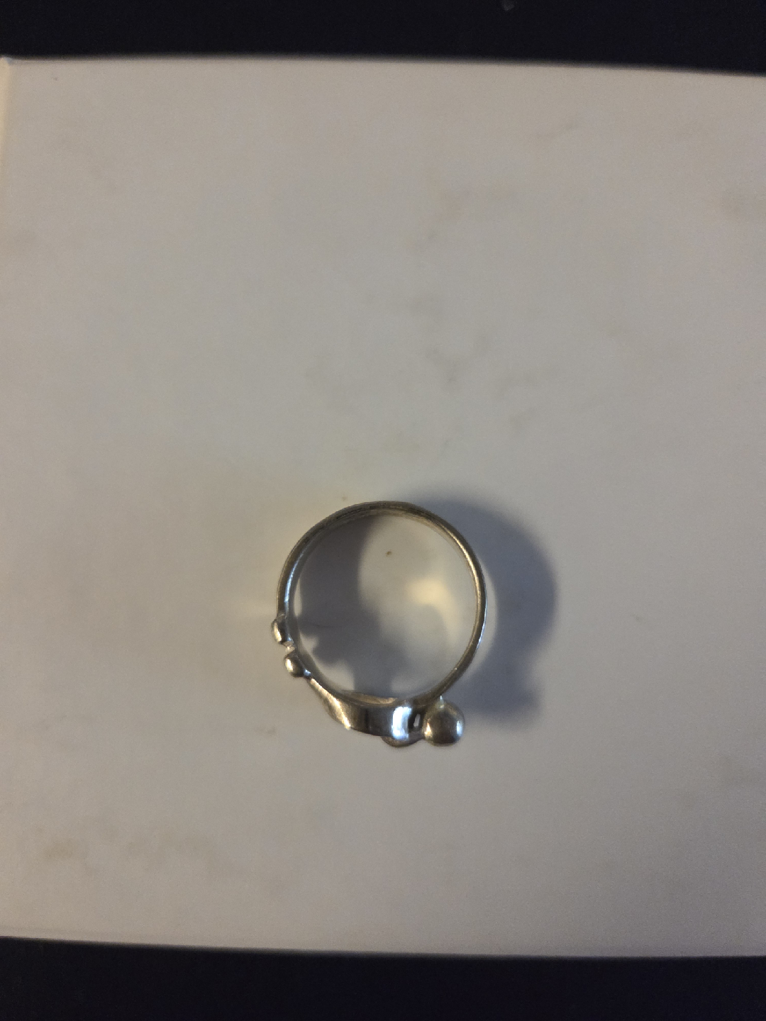 Silver Hook Ring size 7 - photo 2