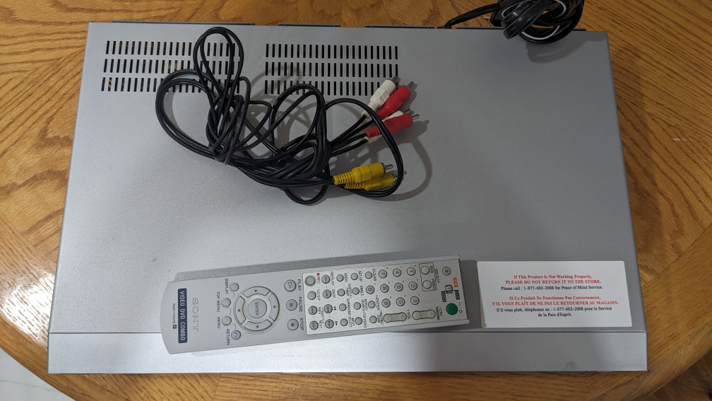 Sony DVD Player / Video Cassette Recorder SLV-D370P - photo 2