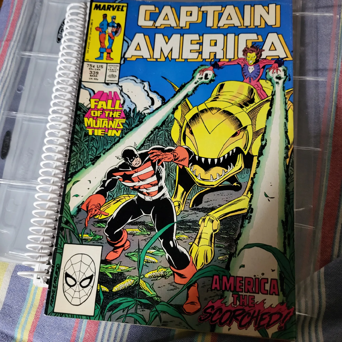 Captain America #339 Comic Book thumbnail