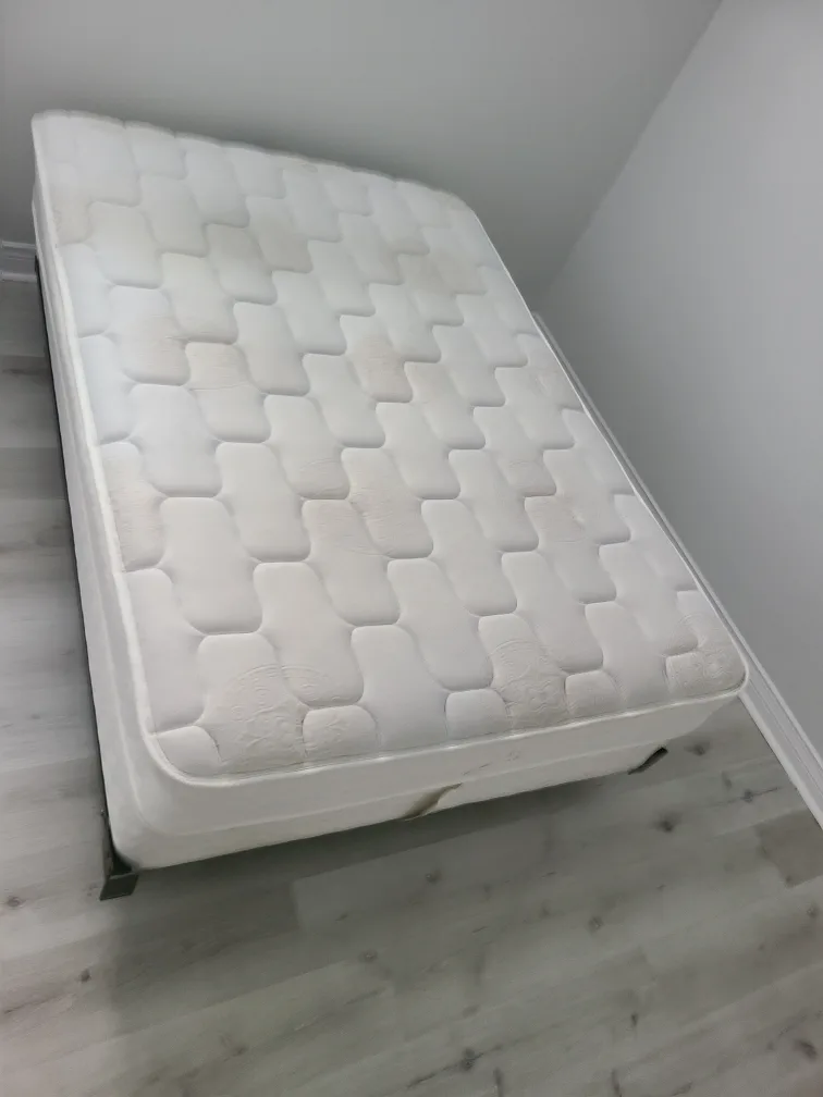 Full/QUEEN Size mattress, Box Spring and floor frame thumbnail