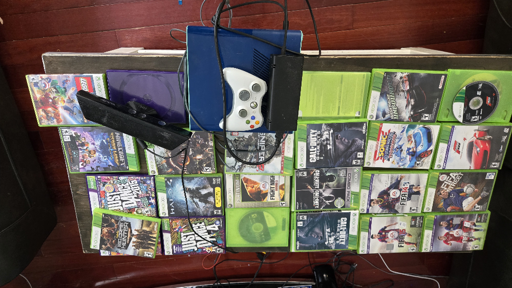 Xbox 360 Console with Games