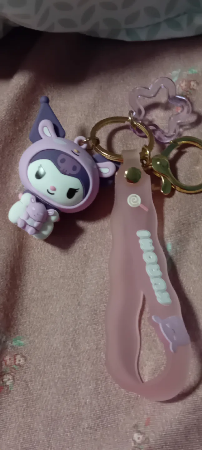 Kuromi Keychain MINISO thumbnail