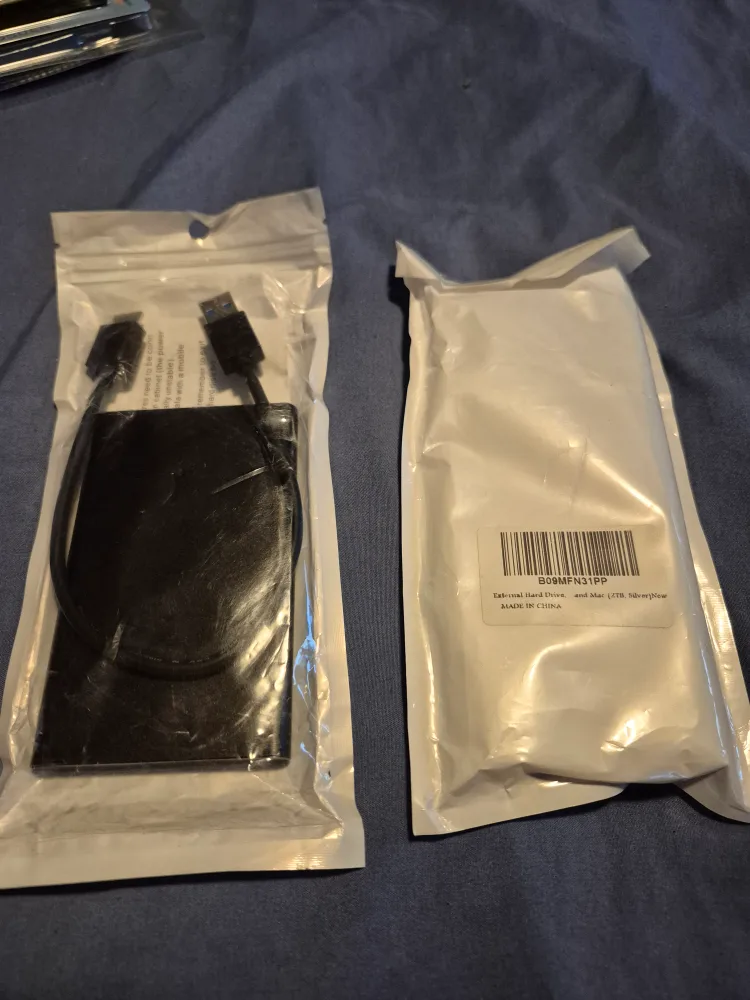 New 2TB External Hard Drive for Mac - Silver thumbnail