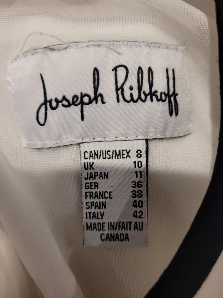 Joseph Ribkoff White Dress - Size 8 image indicator(3)