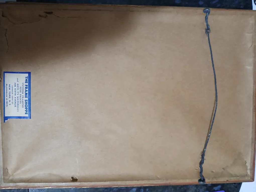 Vintage Framed Mr. Couldock as Iago Original engraving image indicator(3)