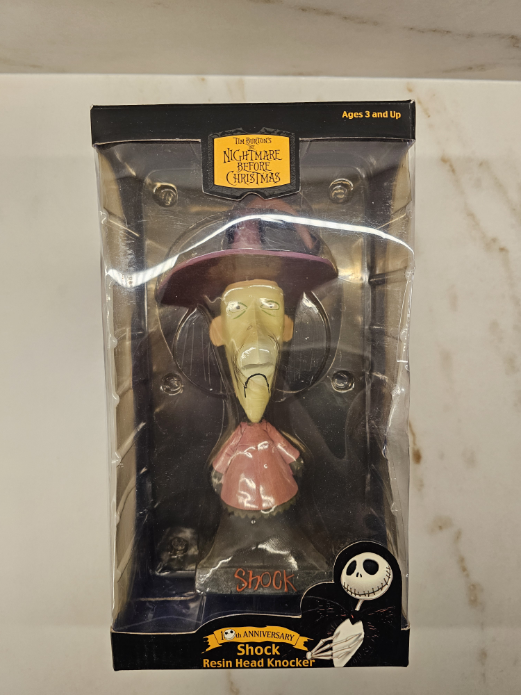 Nightmare Before Christmas Shock Resin Head Knocker - photo 3