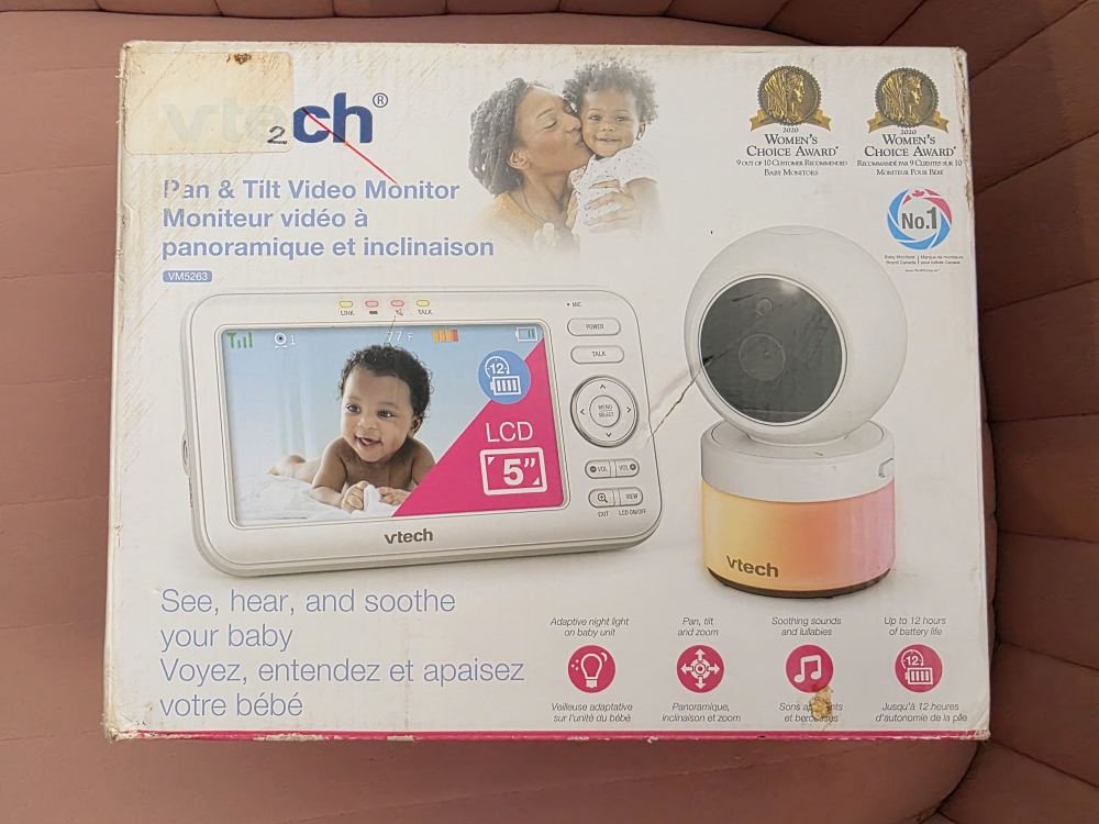 VTech VM5463 Pan & Tilt Video Baby Monitor - photo 2