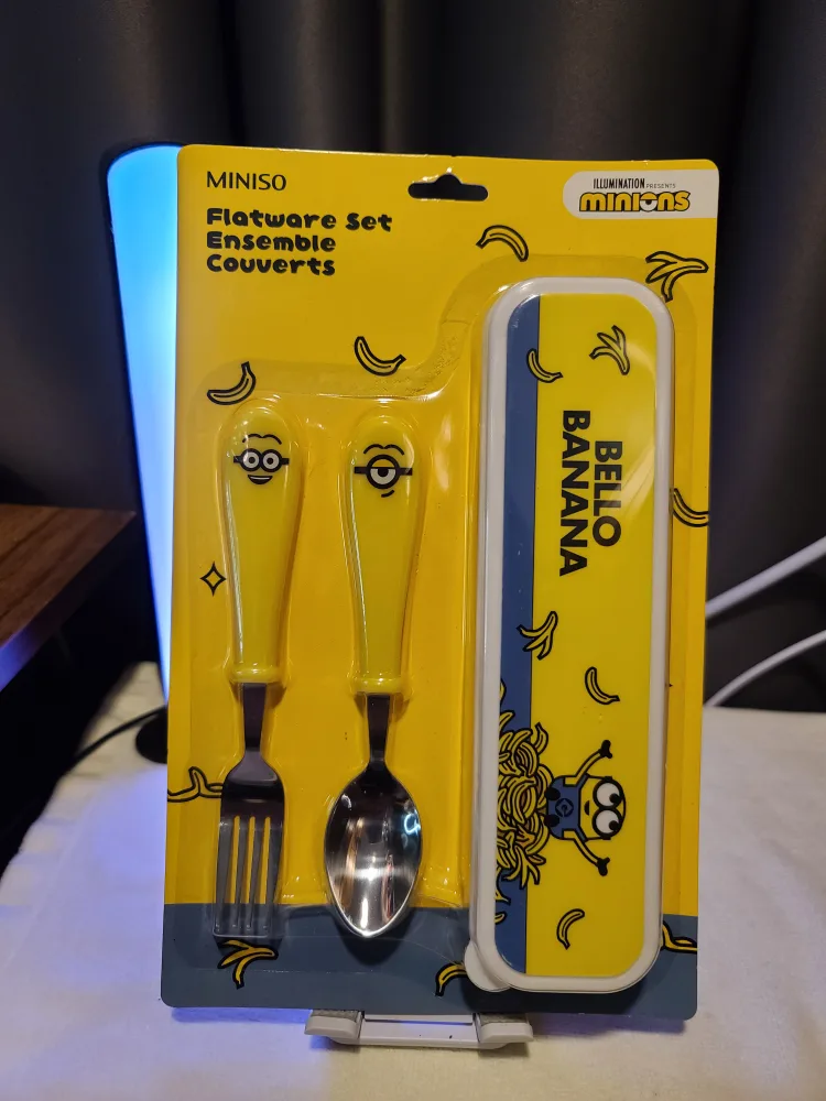 Miniso Minions Flatware Set - New! thumbnail