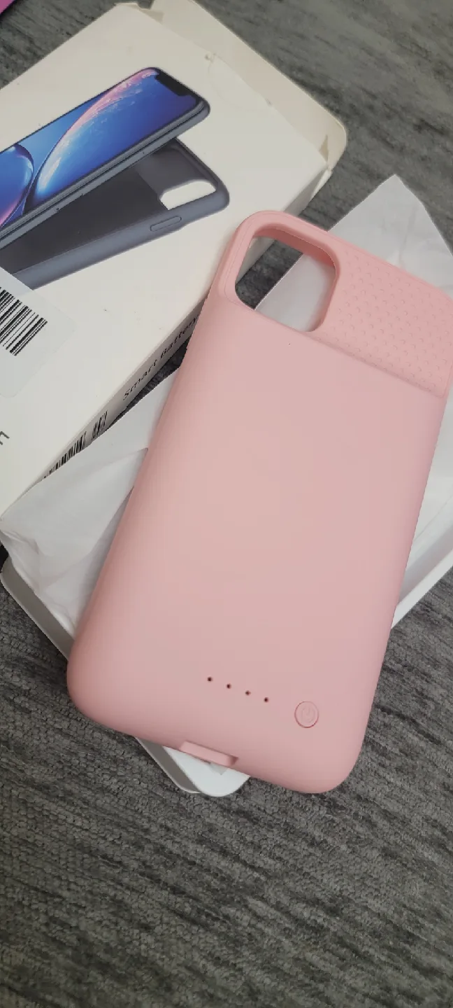 iPhone 11/XR Smart Battery Case - Pink image indicator(2)