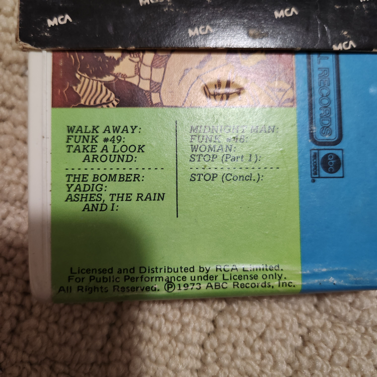 Moody Blues & Edgar Winter Joe Walsh 8-Track Tape Cartridges - photo 4