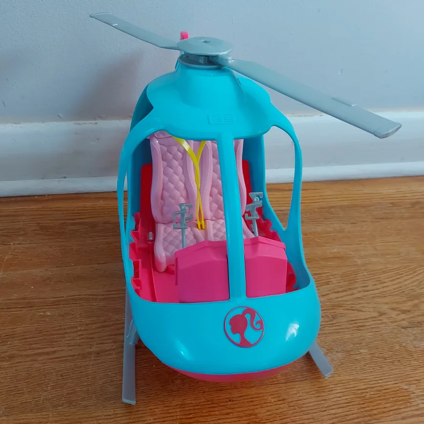 As NEW - Barbie Helicopter Toy thumbnail