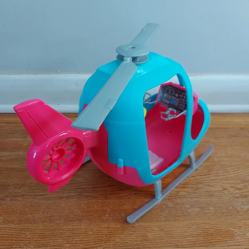 As NEW - Barbie Helicopter Toy image indicator(4)