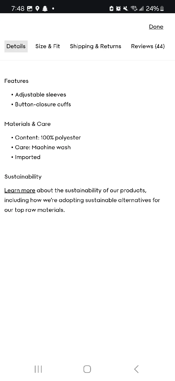 Babaton Aritzia Trench Coat - XS image indicator(7)