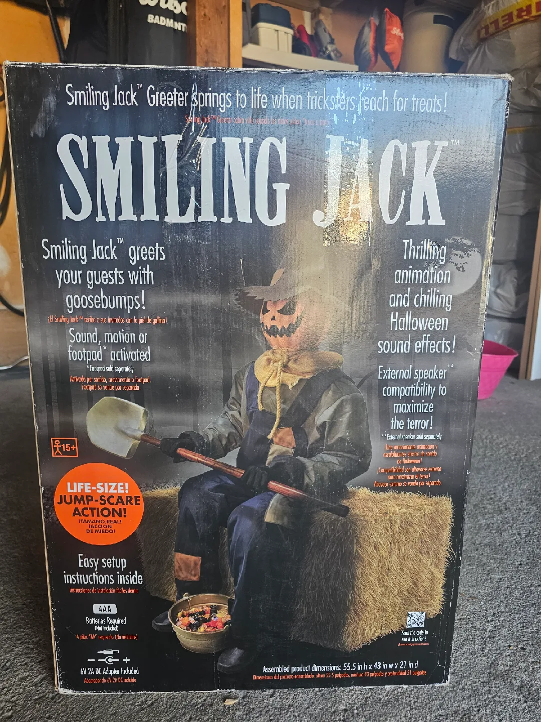 Smiling Jack Life-Size Halloween Animatronic thumbnail