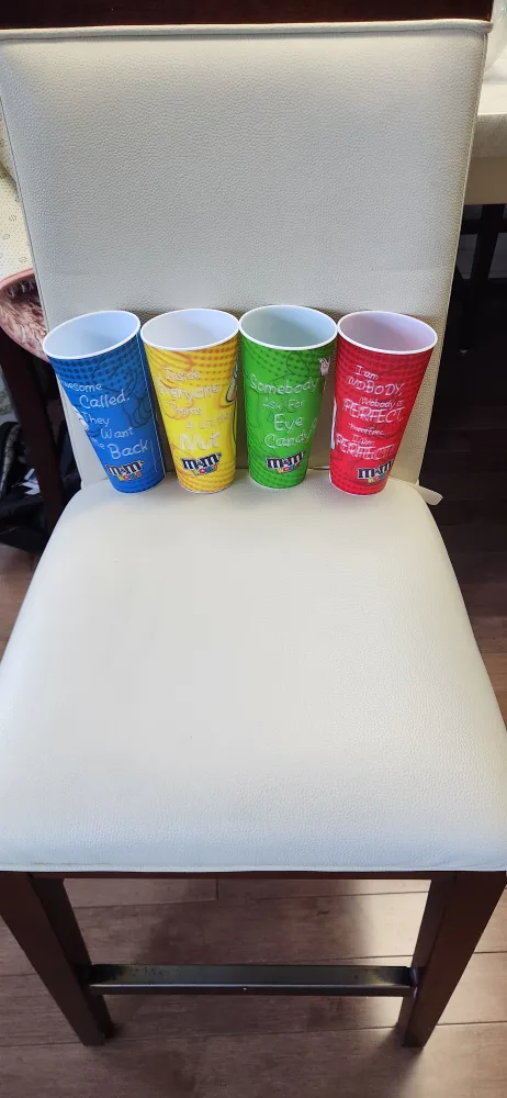 M&M's World Plastic Cups - Set of 4 image indicator(4)