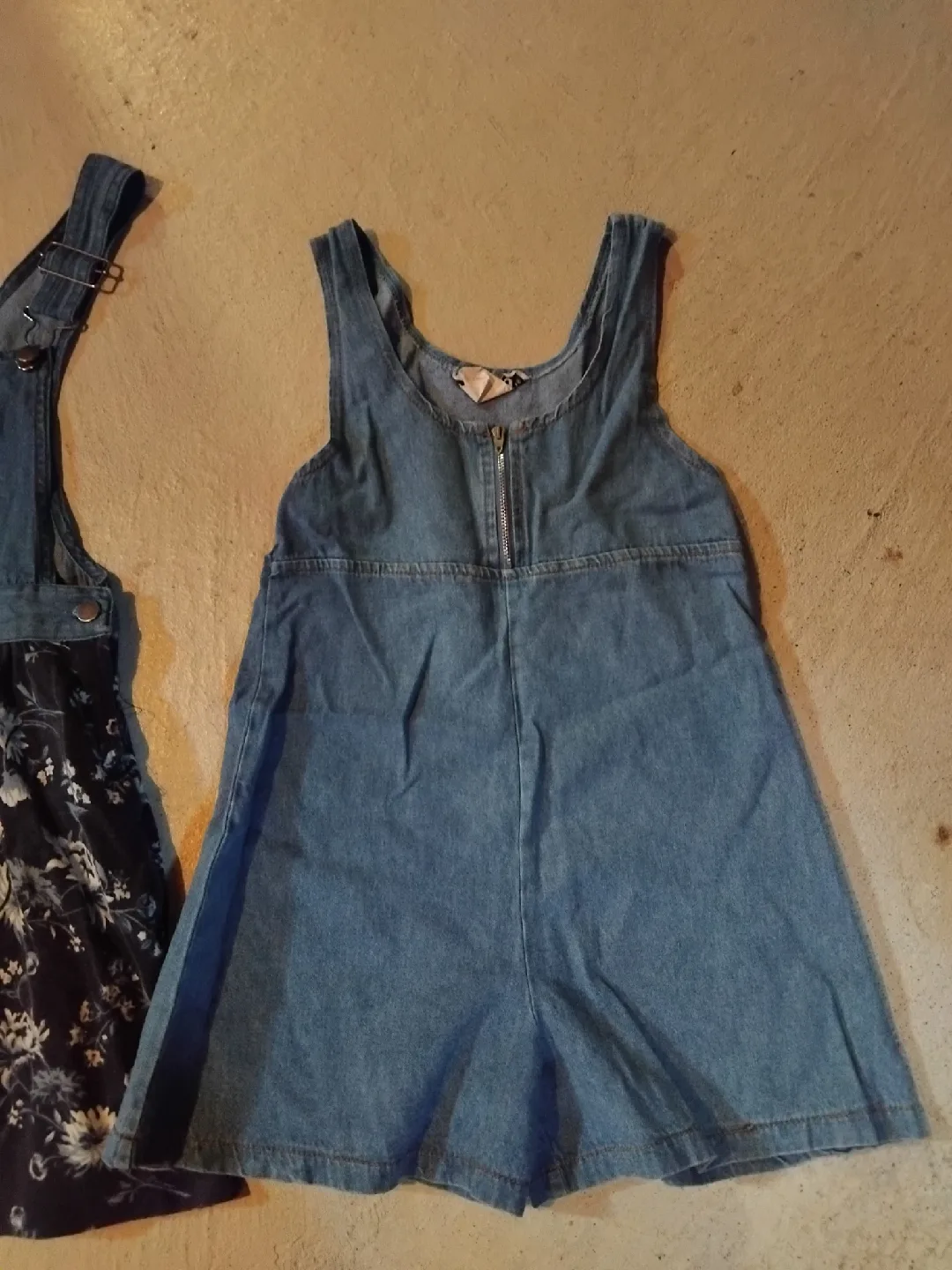 two Denim Jumper Dress and shorts image indicator(2)