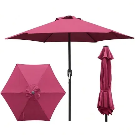 Red Outdoor Patio Umbrella thumbnail