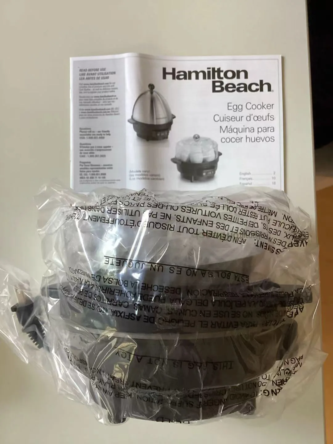 Hamilton Beach Egg Cooker - Cooks 7 Eggs image indicator(2)