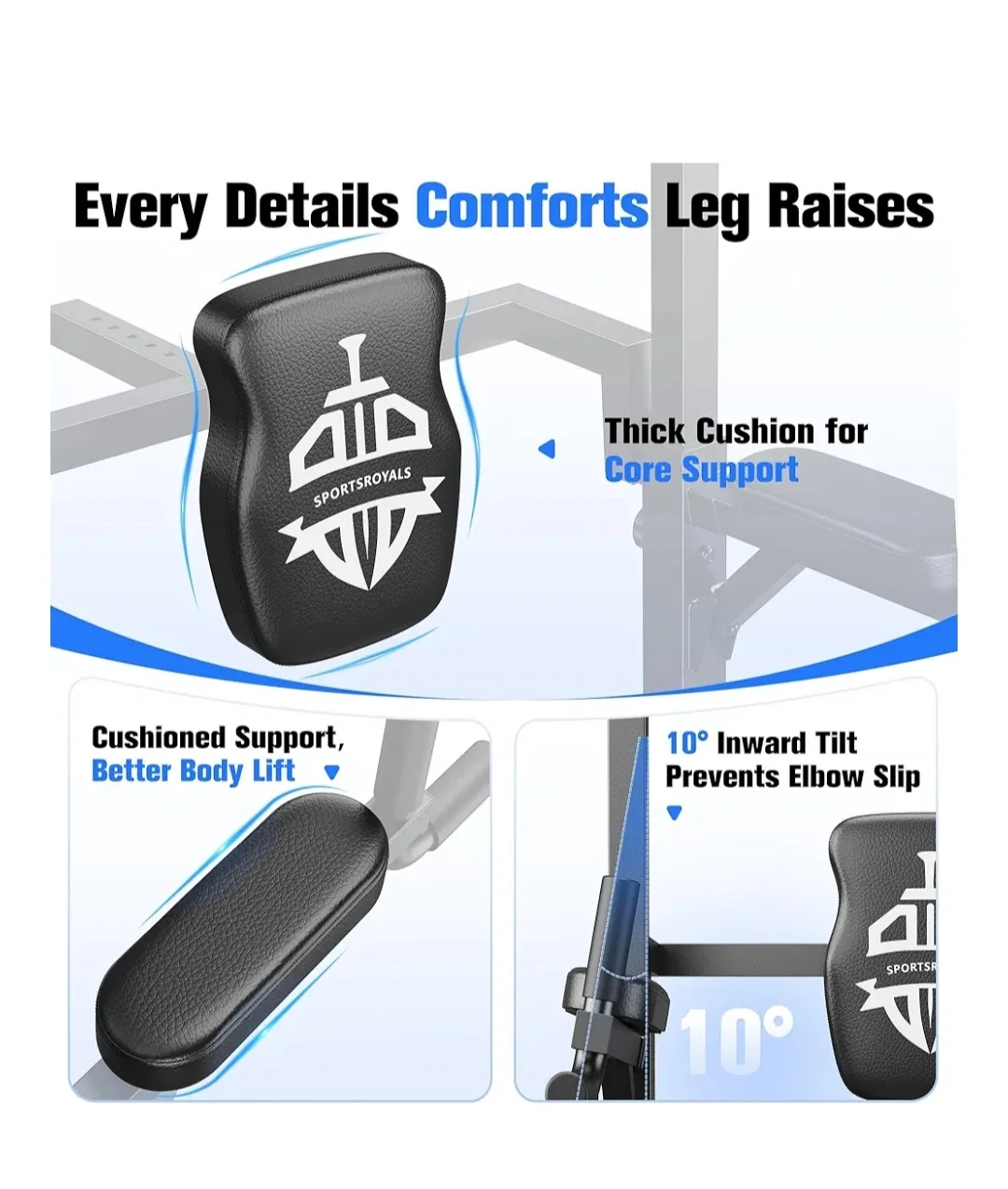 Pull Up & Dip Station - Home Gym Workout image indicator(9)