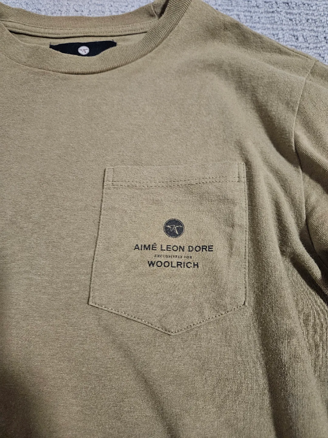 long sleeve tee Aime Leon Dore x Woolrich authentic image indicator(4)