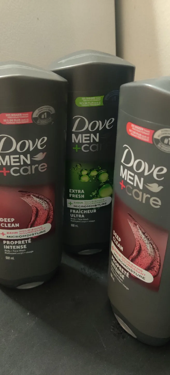 Dove Men+Care Body Wash 532mL x 3 thumbnail