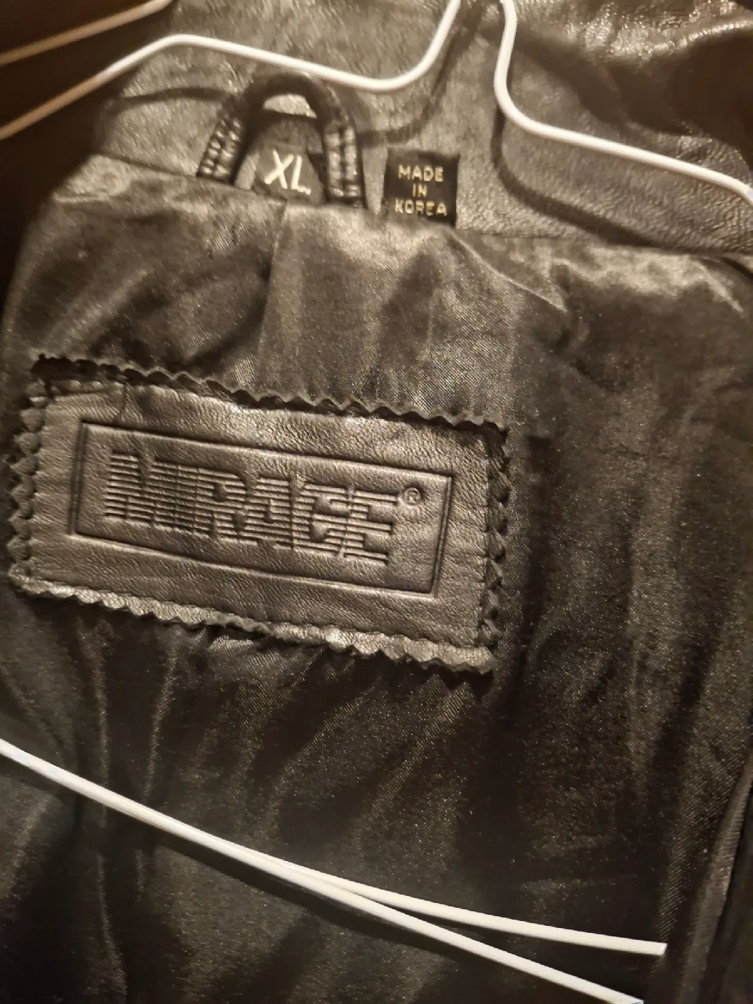 Mirage Black Leather Overcoat XL image indicator(4)