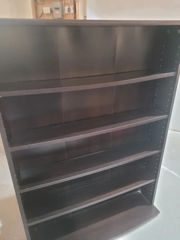 Dark Brown Bookshelf