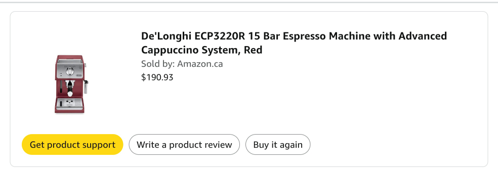 De'Longhi ECP3220R Espresso Machine - Red - photo 5