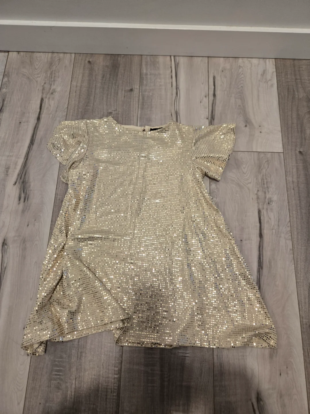 Sequin Party Dress - Gold size 4Y thumbnail