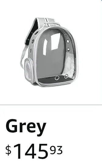 New Pet Carrier Backpack - Space Capsule Design image indicator(5)
