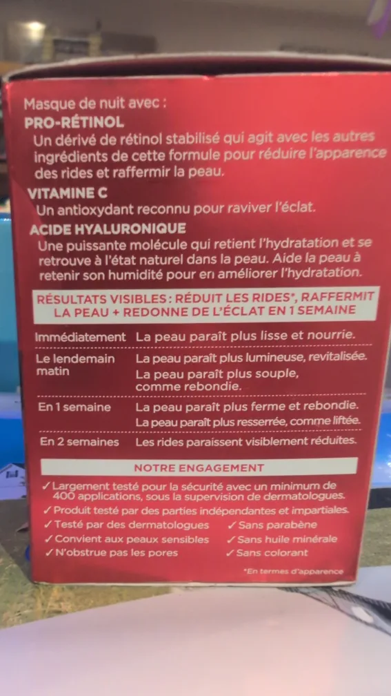 L'Oreal Revitalift Triple Power LZR Anti-Age Night Mask image indicator(2)