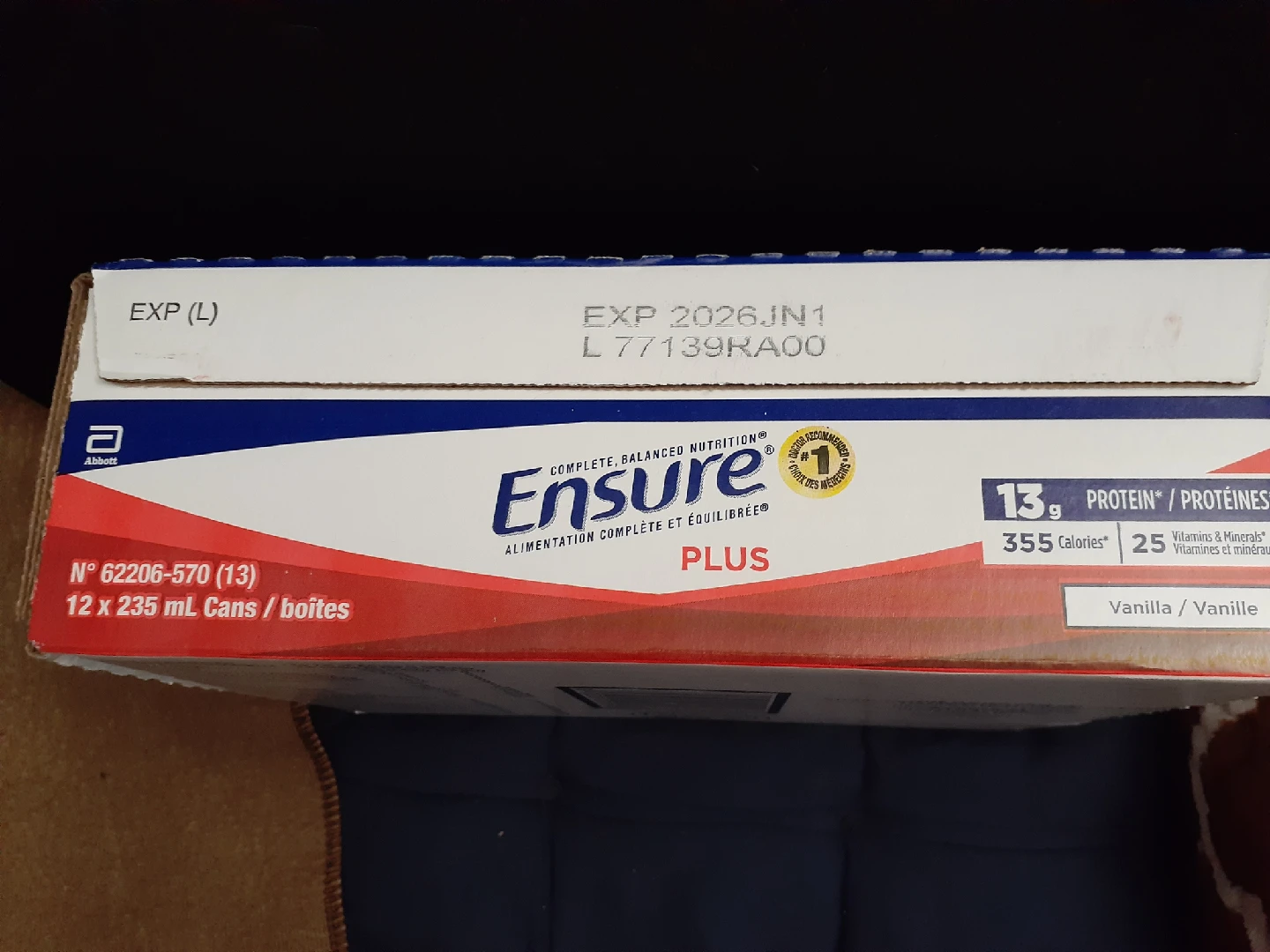Ensure Plus Vanilla 12 x 235 mL