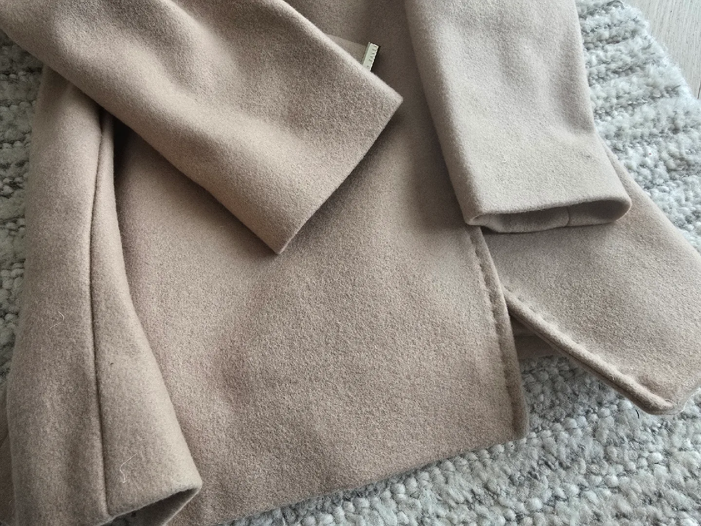 Ted Baker London Wool Wrap Short Coat - Size 0/2 image indicator(5)